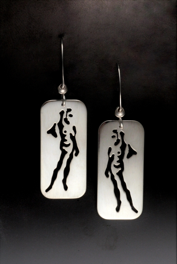 Click to view detail for MB-E381F Earrings  Femme du Monde $125